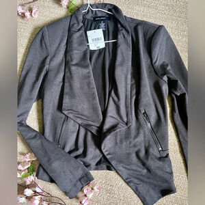 Level Eight NWT Charcoal Grey Padded Blazer - XS